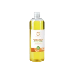 Narancs-fahéjas növényi alapú masszázsolaj - 1000ml - színezék-, parabén- és paraffin mentes