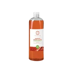 Paprikás növényi alapú masszázsolaj - 1000ml - színezék-, parabén- és paraffin mentes