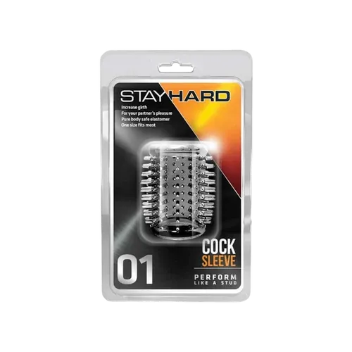 Stay Hard Cock Sleeve 01 Clear - elősegíti a merevedés fenntartását