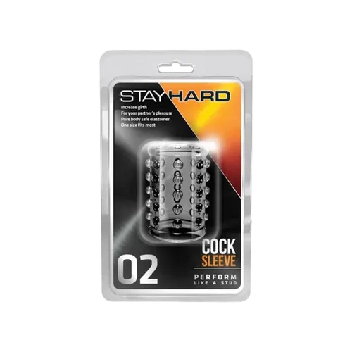 Stay Hard Cock Sleeve 02 Clear - elősegíti a merevedés fenntartását