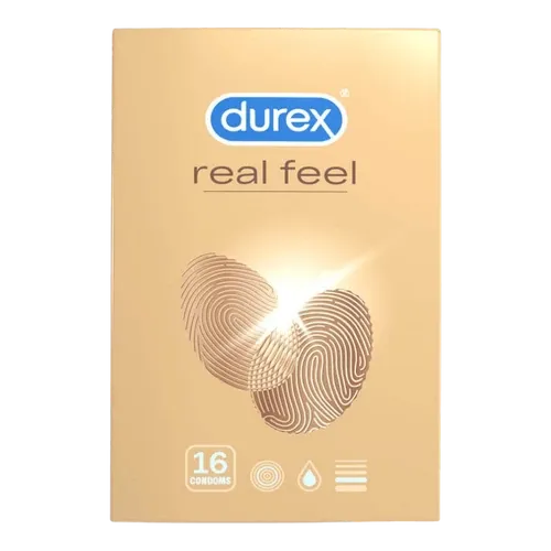 Durex RealFeel óvszer (16db) - latexmentes óvszer
