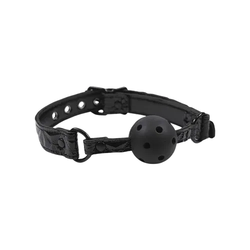 Sinful Ball Gag Black - bizalmi játékok fetish kelléke