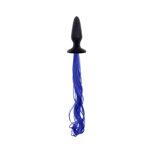 Unicorn Tails Blue - záróizom tágító, lazító eszköz, színes lófarokkal