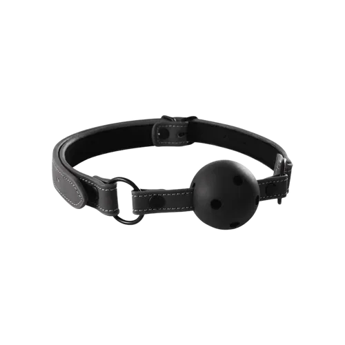 Renegade Bondage Ball Gag Black - bizalmi játékok fetish kelléke