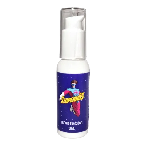 Szuperhős erekció fokozó gél - 50ml - alkalmi potencianövelő
