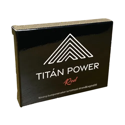 Titán Power Red - 3db kapszula - alkalmi potencianövelő