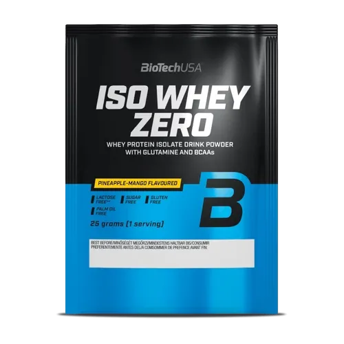 Iso Whey Zero laktózmentes - ananász-mangó - 25g - BioTech USA - 