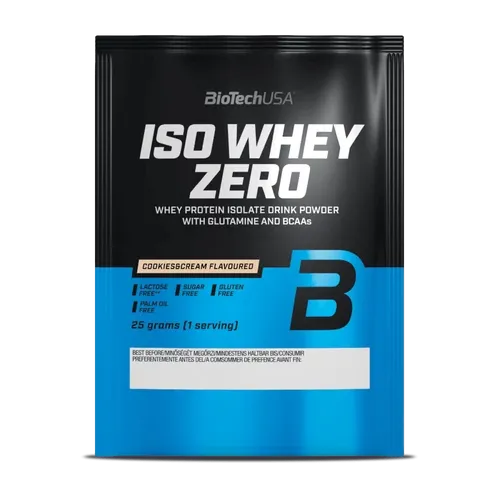 Iso Whey Zero laktózmentes - cookies &amp; cream - 25g - BioTech USA - 