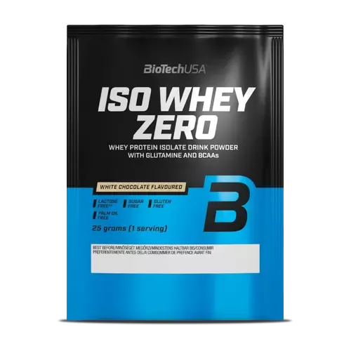 Iso Whey Zero laktózmentes - fehér csokoládé - 25g - BioTech USA - 