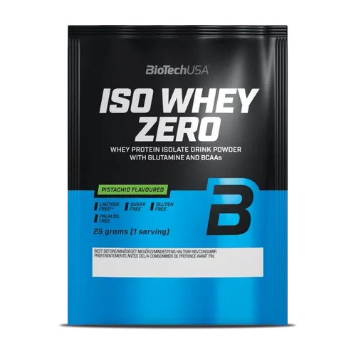 Iso Whey Zero laktózmentes - pisztácia - 25g - BioTech USA - 