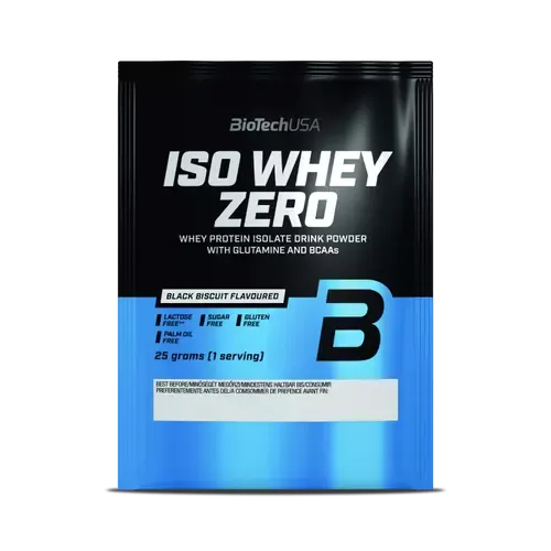 Iso Whey Zero laktózmentes - black biscuit - 25g - BioTech USA - 