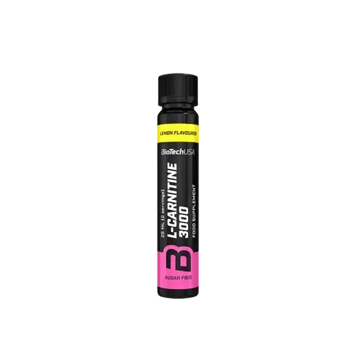 L-Carnitine 3000 ampulla - citrom - 25ml - BioTech USA - 
