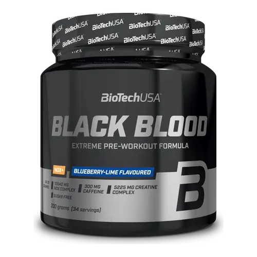 Black Blood NOX+ 330g áfonya-lime - BioTech USA - 