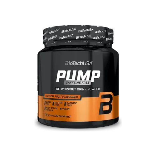 Pump Caffeine free 330g trópusi gyümölcs - BioTech USA - 