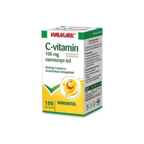 Walmark C-Vitamin 100 mg cseresznye ízű rágótabletta 100 db - 