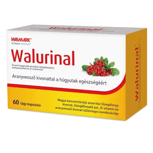 Walurinal Aranyvesszővel lágykaszula 60 db  - 