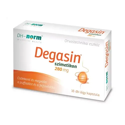 Degasin szimetikon 280mg - 16 lágy kapszula - 