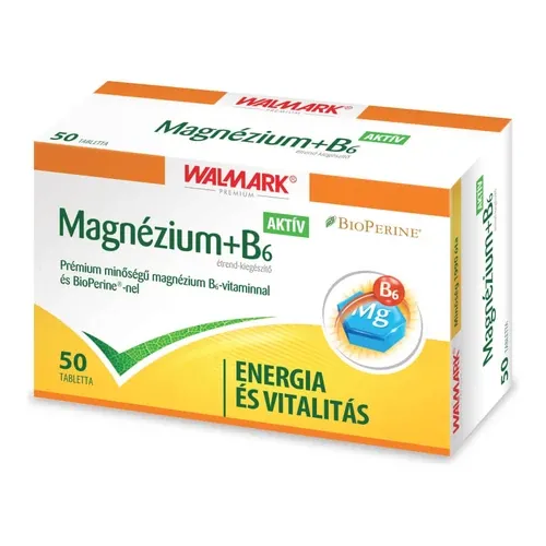 Walmark Magnézium + B6 vitamin tabletta 50 db - 