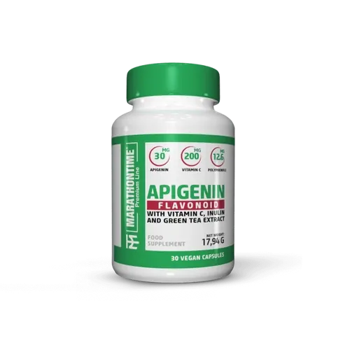 Apigenin C-Vitaminnal, Inulinnal és Zöld Tea Kivonattal - 30 kapszula - Marathontime - 