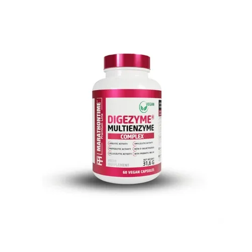 Digezyme Vegán Emésztést segítő enzim komplex - 60 kapszula - Marathontime - 