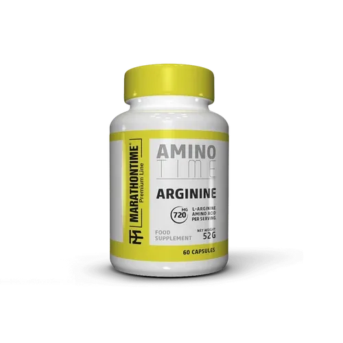 Arginin - 60 kapszula - Marathontime - 