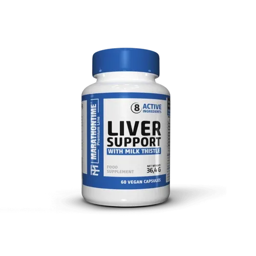 Liver Support - májvédő komplex 8 értékes összetevővel - 60 kapszula - Marathontime - 