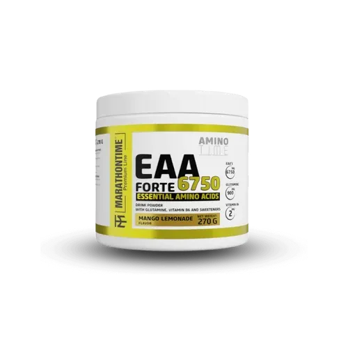 EAA Forte esszenciális aminosav italpor, l-Glutaminnal, steviaval, gyümölcsös ízekben - Marathontime - 