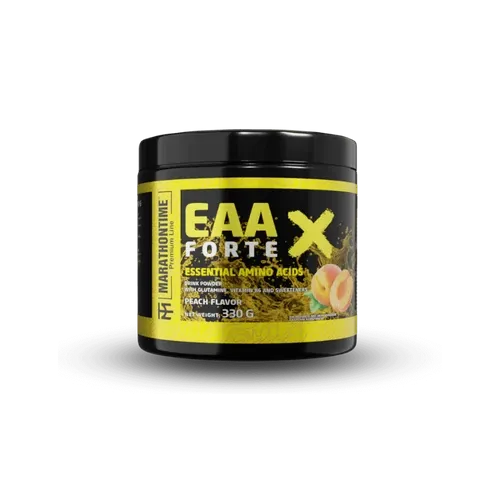 EAA Forte x - esszenciális aminosav italpor 3 gyümölcsös ízben - 330 g - Marathontime - 