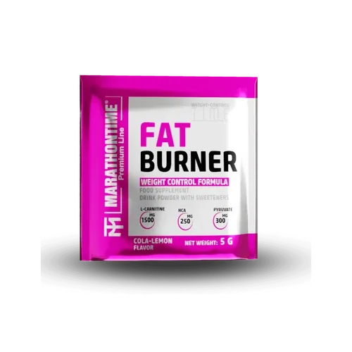 fatburner Komplex italpor l-karnitinnal, hca-val, pyruvattal és Vitaminokkal és Steviával - 5 g - kóla citrom - Marathontime - 