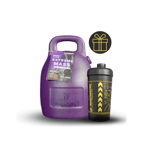 extreme mass Tömegnövelő Komplex 5 kg, Újrahasznosítható Kettlebell csomagolásban - Marathontime - 