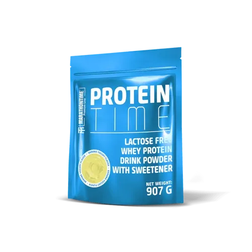 Protein Time - laktázenzimmel dúsított fehérje koncentrátum 907 g - banán joghurt - Marathontime - 