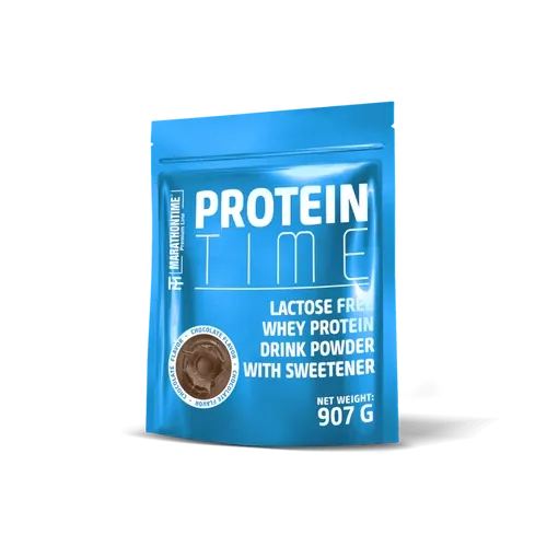 Protein Time - laktázenzimmel dúsított fehérje koncentrátum 907 g - csokoládé - Marathontime - 