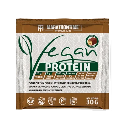 Prémium Vegán protein 30 g - nugát praliné - Marathontime - 