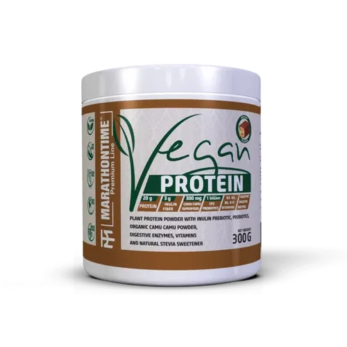 Prémium Vegán protein 300 g - nugát praliné - Marathontime - 