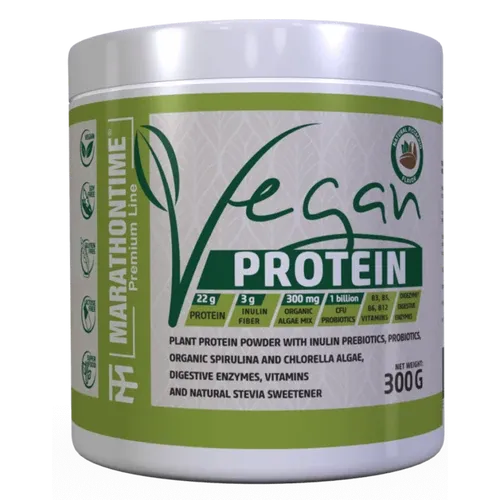 Prémium Vegán protein 300 g - pisztácia - Marathontime - 