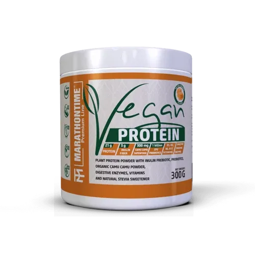 Prémium Vegán protein 300 g - sós karamell - Marathontime - 