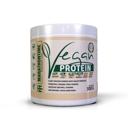 Prémium Vegán protein 300 g - fehércsoki kókusz - Marathontime - 