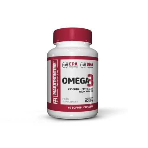 Omega-3 EPA+DHA halolaj - 60 lágyzselatin - Marathontime - 