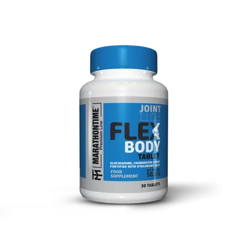 FlexBody Tabletta  Ízületvédő Komplex Glükozaminnal, Kondroitinnal és MSMel - Marathontime - 
