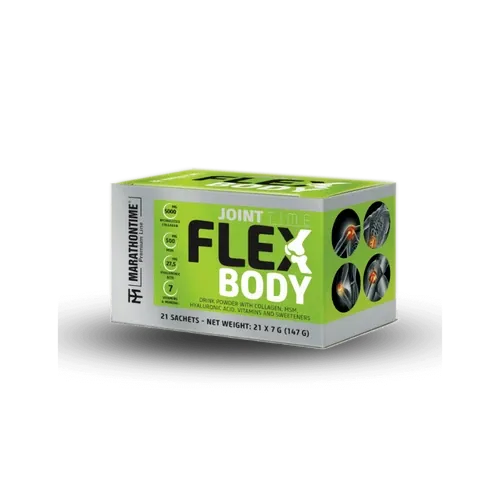 Flex-Body - Ízületvédő Kollagén, Hialuronsavval, MSM-el és Vitaminokkal - Marathontime - 