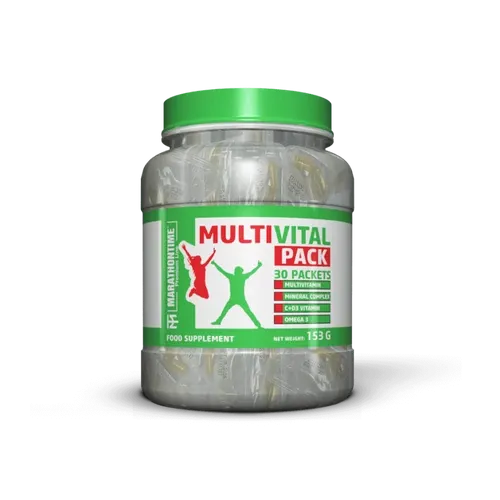 Multivital Pack - komplex vitamin és ásványi anyag csomag - 30 csomag - Marathontime - 