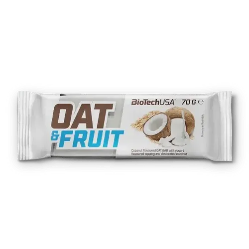 OAT &amp; FRUIT - kókusz-joghurt - 70g - BioTech USA - 