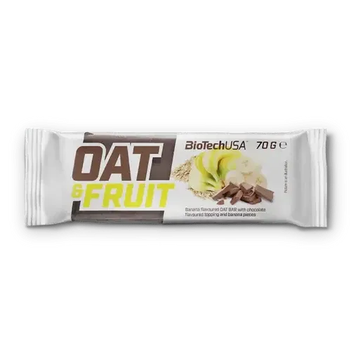 OAT &amp; FRUIT - csokoládé-banán - 70g - BioTech USA - 