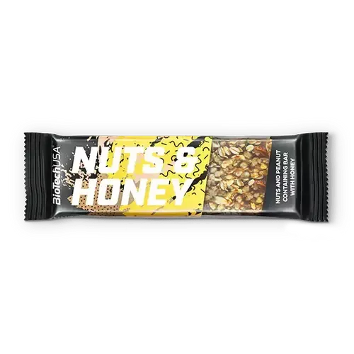 Nuts &amp; Honey - diófélék és méz - 35g - BioTech USA - 