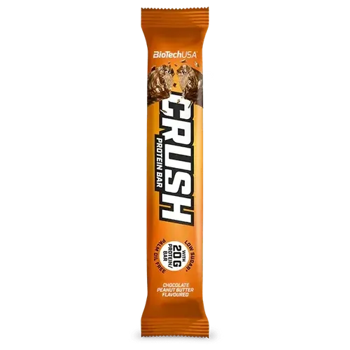 Crush Bar - csokoládé-mogyoróvaj - 64g - BioTech USA - 