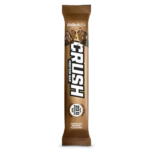 Crush Bar - csokoládé-brownie - 64g - BioTech USA - 