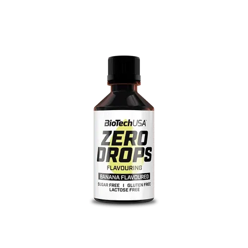Zero Drops - 50ml - banán - BioTech USA - 