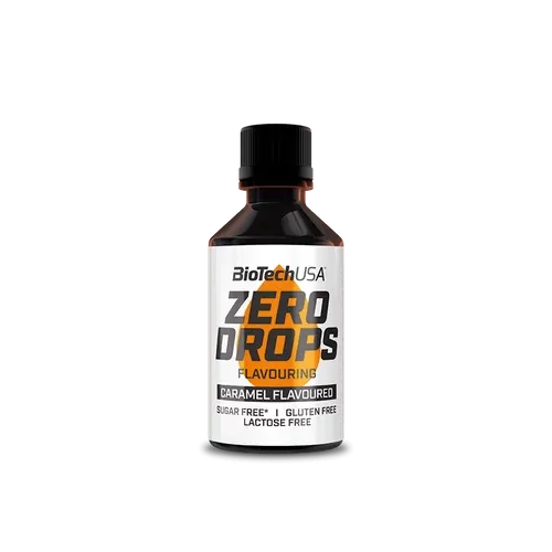 Zero Drops - 50ml - karamell - BioTech USA - 