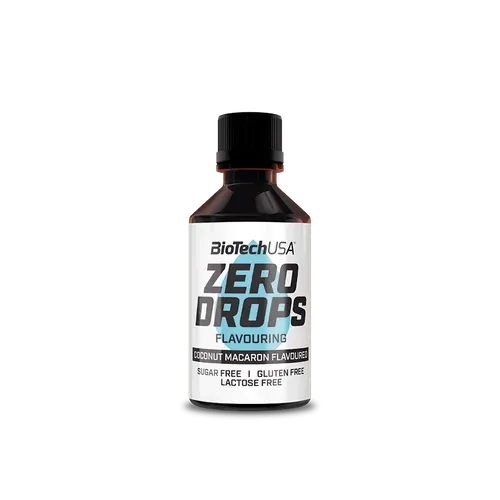 Zero Drops - 50ml - kókusz macaron - BioTech USA - 