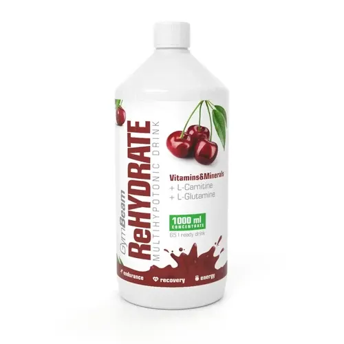 ReHydrate izotóniás ital - 1000 ml - meggy - GymBeam - 